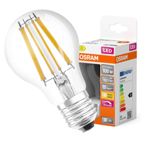 E27 A60 LED Lampe 11W = 100W 1521lm 2700K Warm 300° Filament dimmbar OSRAM SUPERSTAR