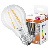 E27 A60 LED Lampe 6,5 W = 60 W, 806 lm, 4000 K, neutral, 300° OSRAM STAR-Filament