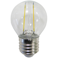 E27 G45 LED Leuchtmittel 2W = 23W 230lm 3000K Warm 280° GOLDLUX Filament (Polux)