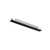 LED-Deckenleuchte 23W 50cm 2600lm 3500K Warm 60° Bündig montiert Schwarz Kanlux