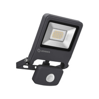 LED Fluter 20W 1700lm 3000K IP44 Grau mit Bewegungssensor LEDVANCE Flutlicht Endura