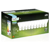10x LED Lampen GU10, Glühbirne 10W = 90W 900lm 120° 6500K kalt LUMILED