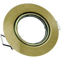 BEWEGLICHE Deckenleuchte OPIN GOLDLUX (Polux) RUNDES METALL PATINA