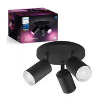 Philips HUE Weiß und Farbe Ambiance Fugato Lampe 3x4.2W Bluetooth Zigbee
