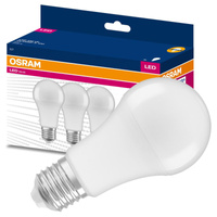 3x LED Lampen E27 A60 13W = 100W 1521lm 3000K Wärme 200° OSRAM VALUE