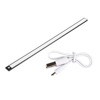 LED-Unterbauleuchte 3W CCT 60cm Möbelleiste mit Bewegungssensor Schwarz