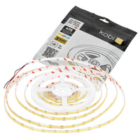 LED-Streifen für den Außenbereich 5W 475lm 4000K Neutral 1600LED 12V 5m IP65 CRI90 Tramo Premium Kobi