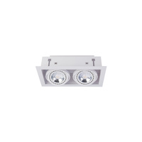 DOWNLIGHT II Deckenleuchte 9574 Nowodvorski Weiß 2xGU10 Einbauspot Modern