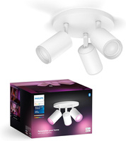 Philips HUE Weiß und Farbe Ambiance Fugato Lampe 3x4.2W Bluetooth Zigbee