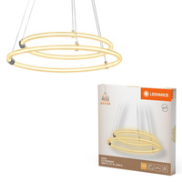 Dekorative LED 21W 2400lm 3000K Warm Dimmbar Hängende Deckenlampe Grau Dekor Ledvance