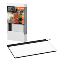 Unterschrank Ledvance LED Möbel Slat Lampe mit Bewegungssensor rahmenlos 7.5W 450lm CCT Dimmbar Schwarz 30x20cm Unterschrank Ledvance