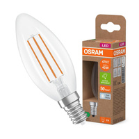 LED-Lampe B35 Kerze E14 2.2W = 40W 470lm 4000K Neutral 320° 214lm/W CLASSIC ENERGY EFFICIENCY Osram
