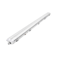 Schlagwettergeschützte Leuchte 120cm 2xT8 G13 IP65 + LED-Leuchtstoffröhren 18W 6500K Cold Masterled