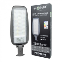 LED-Straßenleuchte 200W 26000lm 4000K Neutral IP65 130lm/W PREMIUM Ecolight