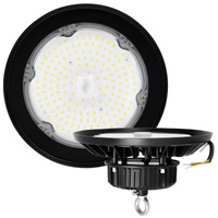 Hohe Bucht LED Industrieleuchte 100W 14000lm 4000K Neutral Schwarz IP66 IK10 Rio Pro Kobi