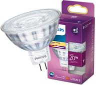 LED Leuchtmittel MR16 2,9W = 20W 230lm 2700K Warm 36° 12V PHILIPS
