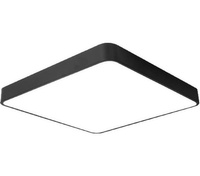 Decken-LED-Wandleuchte quadratische Halterung 2640lm 30W 4000K IP22 Schwarz