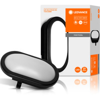 LED-Wandleuchte 5,5W 4000K IP54 Hermetisch Outdoor Schwarz BULKHEAD LEDVANCE