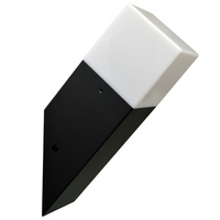 LED Gartenwandleuchte E27 NEW YORK Schräg 25cm Graphit - GOLDLUX (Polux)