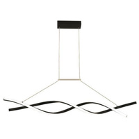 LED Decke Pendelleuchte 33W 2150lm 4000K Neutral Schwarz Matt Kono Masterled