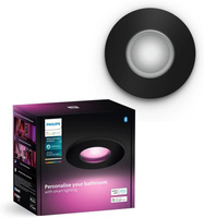 LED Xamento 4.2W IP44 CCT RGB Circular Schwarz PHILIPS HUE Bluetooth Badeinbauleuchte