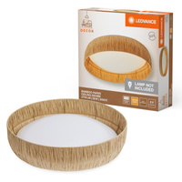 Plafond LED-Anbau-Deckenleuchte 28W 1150lm 3000K Warm Brown 50cm Dekor Ledvance