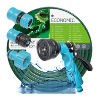 Garten-Wasserschlauch-Set 1/2" 20m, Pistolensprenger, Anschluss mit Gewinde, Schnellkupplung Stop, Schnellkupplung Überlauf 1/2" CELLFAST