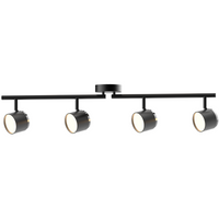 LED-Streifenlampe Decken- und Wandleuchte 16,8W KUBIK 4 Schwarz 3000 K GOLDLUX (Polux)