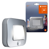 Nightlux Hall LED-Nachtlampe Silber 0,25W 14lm 4000K IP54 Ledvance Bewegungssensor
