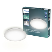 LED Plafond Deckenlampe 10W 1100lm 4000K Neutral Star Effekt Moire CL200 Philips
