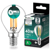 LED-Lampe E14 Kugel P45 2.2W 470lm = 40W 4000K neutralweiß 360° Filament Energieklasse A LUMILED