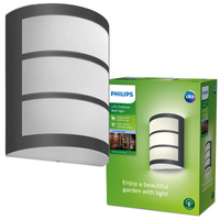 Gartenleuchte LED Wandleuchte PYTHON myGarden 6W 4000K IP44 Anthrazit PHILIPS