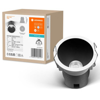 LED-Panel bündig montiert Spot-Leuchte 5W 350lm 4000K Neutral weiß schwarz Downlight Slim Ledvance