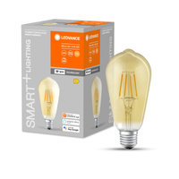 E27 ST64 LED Leuchtmittel 6W = 53W 2400K Warm 680lm 300° LEDVANCE SMART+ WIFI Filament Dimmbar