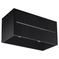 Aufbaustrahler LOBO MAXI 2xG9 Rechteckig Schwarz SOLLUX