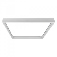 Aufputz-Klemmrahmen für LED-Paneele 60x60 Aluminium 58mm Weiß Ecolight