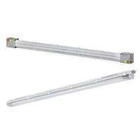 Hermetische LED-Langfeldleuchte 40W 4600lm 4000K Neutral 120° Weiß IP65 Submarine PCM Osram