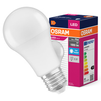 LED-Lampe A60 E27 10W = 75W 1055lm 6500K Cold 150° VALUE CLASSIC Osram
