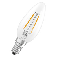 LED-Glühbirne B35 E14 2.5W = 25W 250lm 3000K Warm 300° Filament Value Class Ledvance