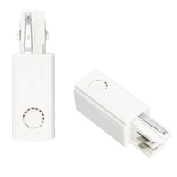 Stromversorgung für 3-Phasen-Sammelschiene Rechtsseitige Stromversorgung Weiß Kobi