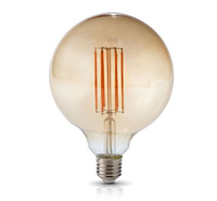 LED-Lampe E27 Ball 7W 800lm 3000K Warm 360° Filament Line Kobi