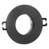 Sanico Goldlux MR16 Schwarz IP44 12V NEPTUN Spot Flush Mount