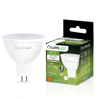 LED Lampen GU5.3, Glühbirne MR16 12V 8W = 80W 720lm 120° 4000K neutral LUMILED