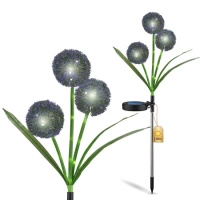 Solar LED Dekorative Licht Knoblauch Garten Blume angetrieben
