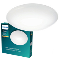 Plafond LED-Anbauleuchte SUEDE 24W 2700K 38cm Weiß Rund PHILIPS Deckenleuchte