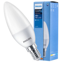 E14 LED Lampen 5W = 40W 470lm 4000K Neutral PHILIPS CANDLE