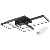 LED-Kronleuchter Deckenleuchte 72W CCT GALAXIS ORION Schwarz + Controller Fernbedienung