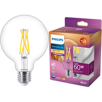 Globe E27 G93 LED Lampen 5,9 W = 60 W 806 lm 2700 warmes Filament PHILIPS Dimmbar