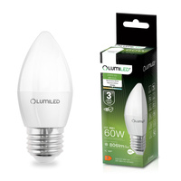 LED Lampen E27, Glühbirne B35 8W = 60W 806lm 180° 4000K neutral LUMILED