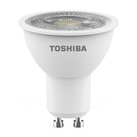 LED-Halogenlampe GU10 5,5W = 63W 450lm 6500K kalt TOSHIBA Spotlight